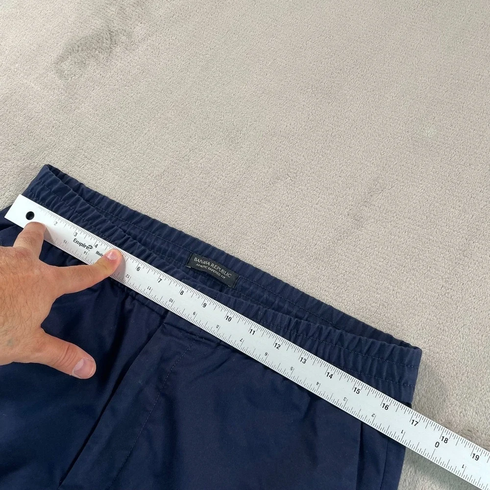 Banana Republic Core Temp Chino Pant 32x29 Midnight Navy Athletic Fit‎ Casual